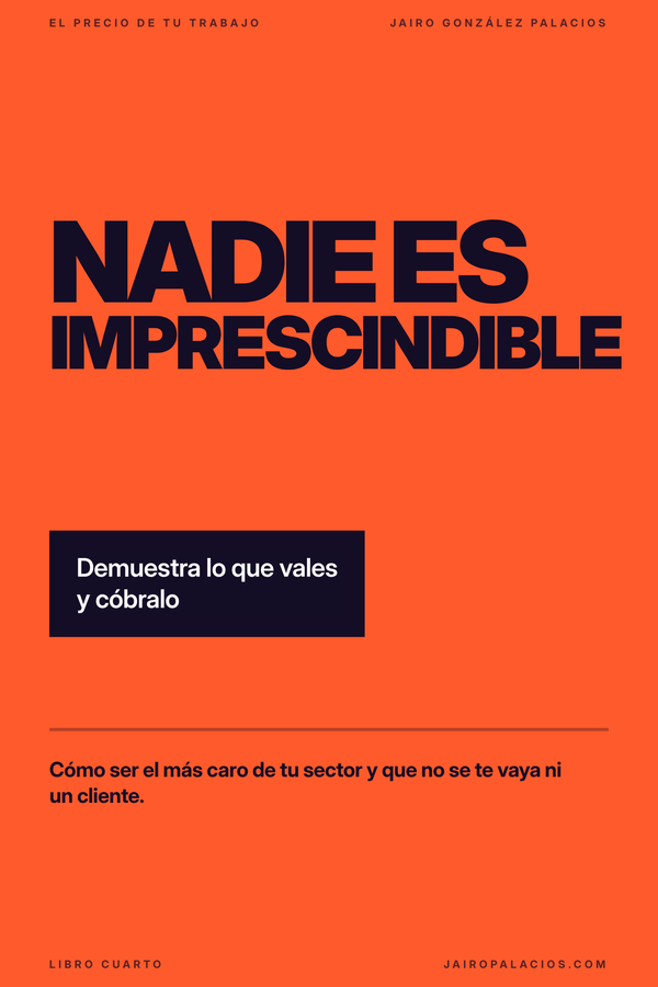 Portada de «Nadie es imprescindible», de Jairo González Palacios